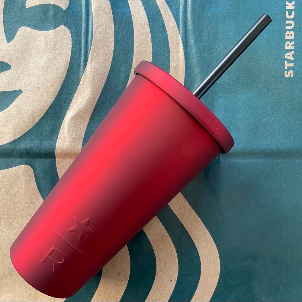 STARBUCKS 🧜‍♀️ 2020 Reserve Matte Red Tumbler